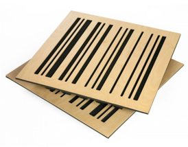 panel absorbente madera