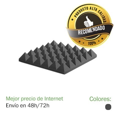 Absorbente PIRAMIDAL (1 x 1 m.)