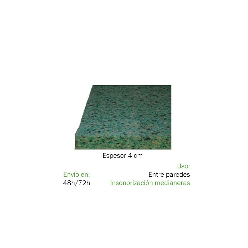 Aislante DISCO 80 (2 x 1,2 m) Materiales aislantes
